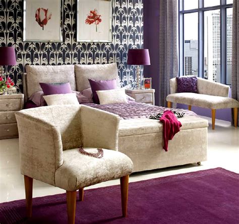 Purple patterned curtains add a fun pop of color to a bedroom—and block out the light to have you sleep better! the girl in the brick house: Purple Fever