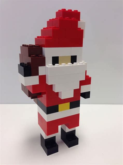 Custom Lego Santa Claus Instructions W Parts List Winter Holiday Fun