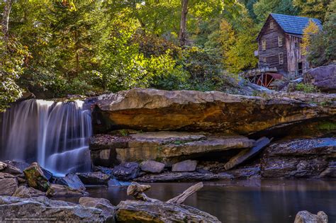 Download Wallpaper Glade Creek Grist Mill West Virginia Water Mill