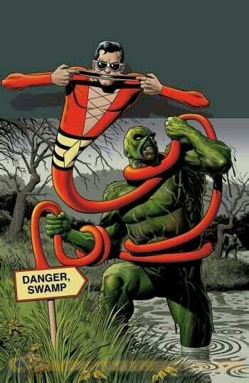 Plastic Man And Swamp Thing Comics Dc Comics Comic