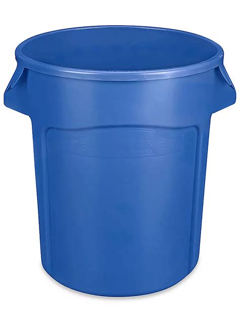 Rubbermaid® Brute® Trash Can 20 Gallon Blue H 1854blu Uline
