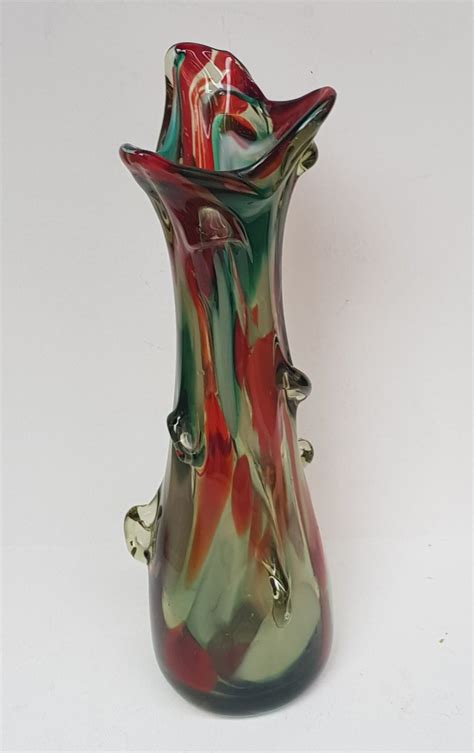 Mid Century Murano Glass Vase For Sale At Pamono