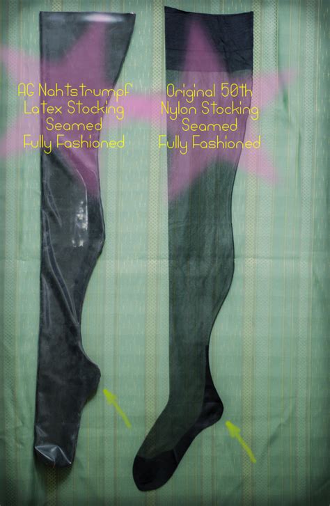 Gallery Seamed Latex Stockings Made By Ag Nahtstrumpf Ag Nahtstrumpf