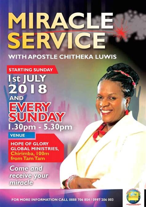 Miracle Service With Apostle Chitheka Luwis