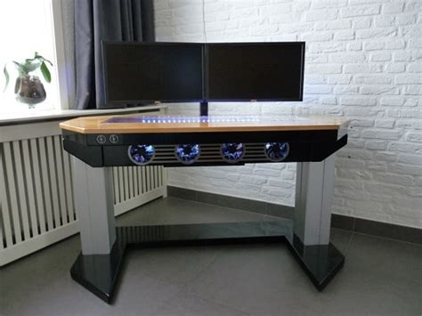 We offer a wide selection of custom desk options to help meet your individual needs. Adjustable Custom Computer Desk Mod Fit For A True Geek