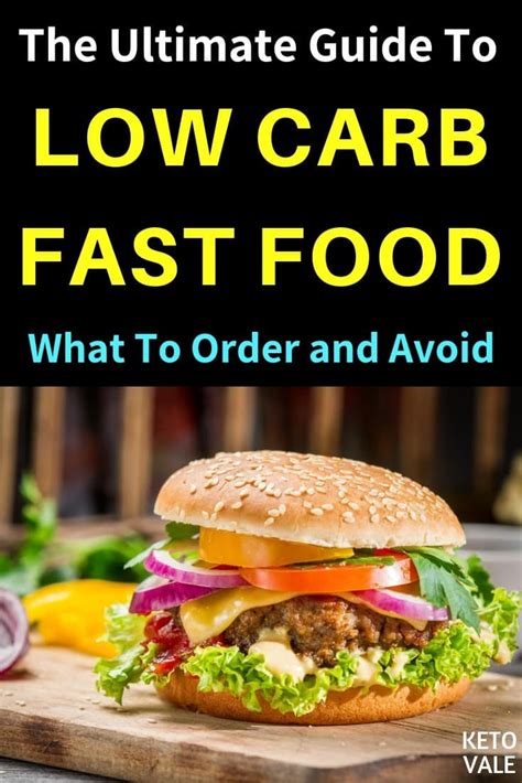 Top 10 Low Carb Fast Food Options