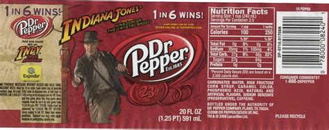 Either way, you deserve a delicious treat. Dr Pepper and Indiana Jones | Flickr - Photo Sharing!