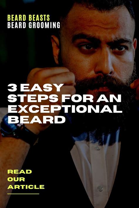 3 Easy Steps For A Great Beard Beard Styles Short Beard Great Beards