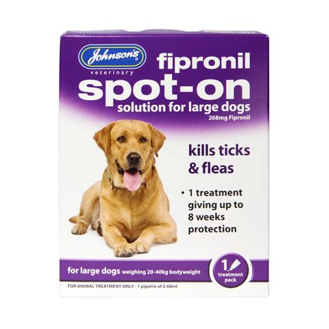 Fipronil Spot On Flea Treatment For Dogs Pet Connection