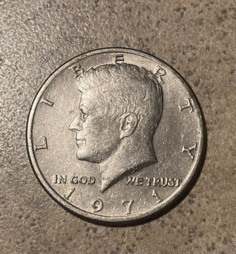 1971 Kennedy Half Dollar No Mint Mark Ebay
