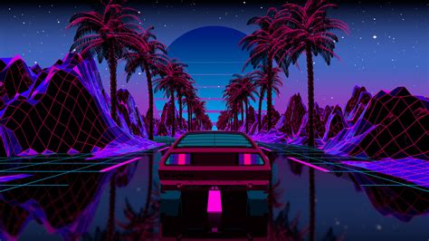 Retro Wave Hd Wallpaper Background Image 1920x1080 Wallpaper Abyss