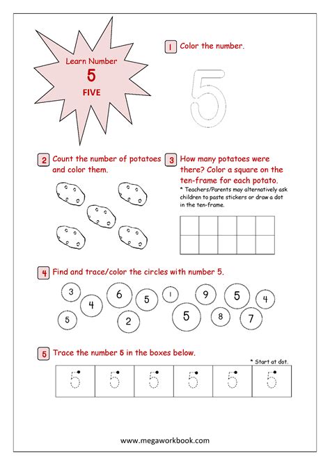 Free Printable Number Recognition 1 To 10 Activity Sheets Number