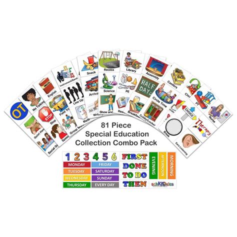 Special Education Visual Schedule Icons | Special education visual schedule, Visual schedules ...