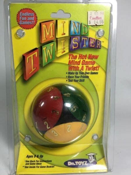 Rare Vtg 1995 Drtoyz Mind Twister Brain Teaser Puzzle Maze Sphere Ball