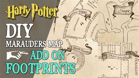 Check spelling or type a new query. DIY Marauder's Map Add-On Footprints - Wizardry Workshop