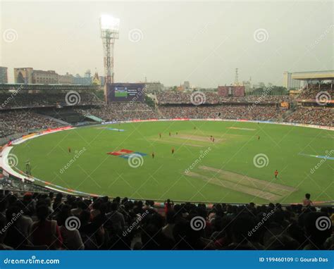 Eden Gardens Cricket Stadium In Kolkata Editorial Stock Image Image