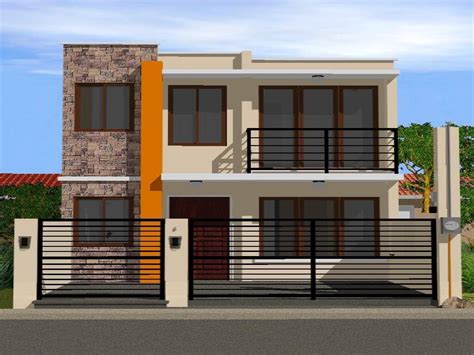 Simple Storey House Design Modern Plan Jhmrad