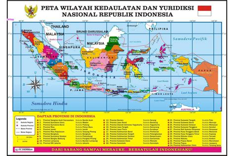 Gambar Peta Indonesia Jenisnya Hingga Pembagian Zona Waktu Nasional
