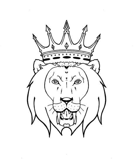 Lion Tattoo Template