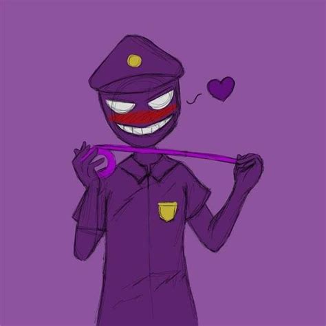 Vincent You Was Bad Girl Love Fnaf Night Guards Purple Guy Anime