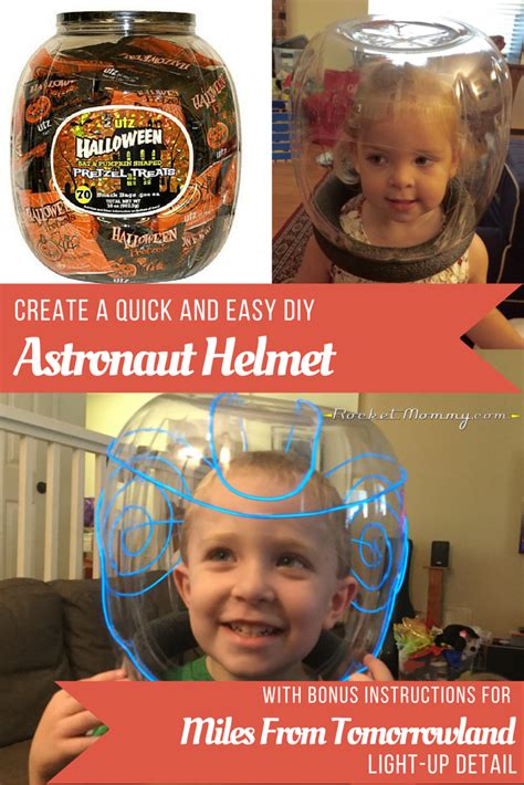 Diy astronaut helmet template, pre order astro hero d i y face shield astronaut individual set knackey. DIY Space Helmet (with Miles From Tomorrowland light-up option!) | Rocket Mommy