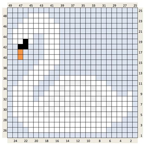Swan C2c Chart Free Cross Stitch Patterns Crochet Chart Cross