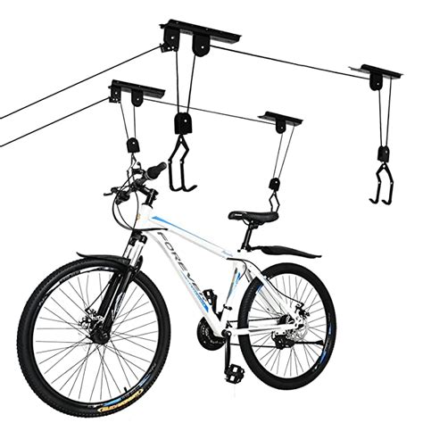 Buy 2pack Bike Hoist Garage Bike Lift Bicycle Hoist Bike Garage Storage