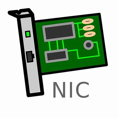Clipart Pci Network Interface Card Nic Labelled