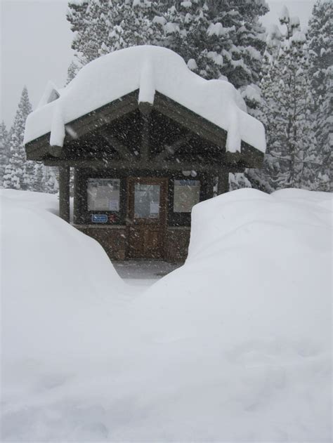 Snowfall In Rocky Mountain National Park Over A Foot And Counting