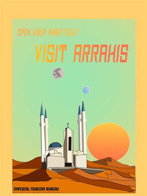 Visit Arrakis Dune Tourism Poster T Shirt