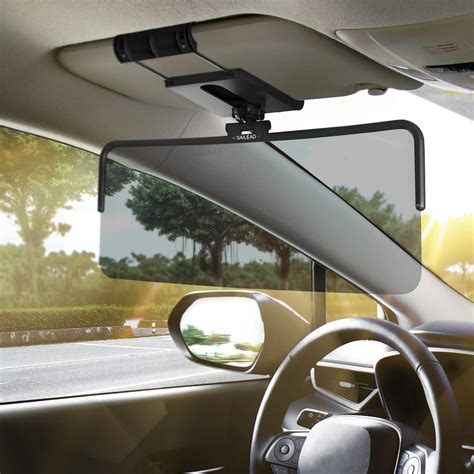 sailead sun visor for car polarized universal car visor extender sun blocker sunglass holder