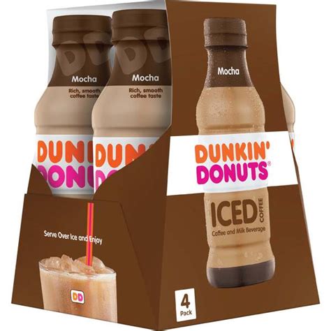 Dunkin Donuts 94 Oz Mocha Iced Coffee 4 Pack Blains Farm And Fleet