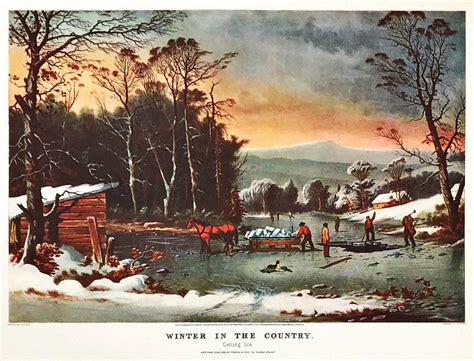 Vintage 1942 Currier And Ives 12 Point Original Full Color Etsy