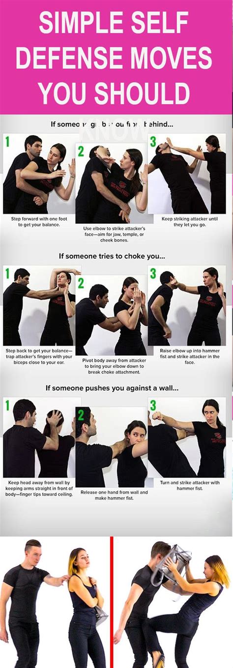 Simple Self Defense Moves You Should Know Self Defense Moves Self