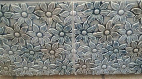 6x6 Handpainted Daisy Ceramic Tile Tile New York By Fiorano Tile
