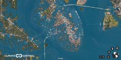Before And After Photos Show Major Us Cities That Could Be Underwater