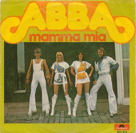 Abbafanatic Abbas Mamma Mia Hits Number 1 In Australia Today In 1975