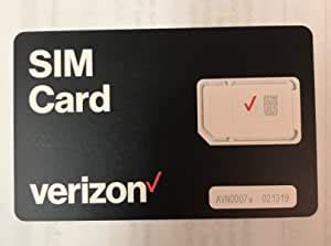 If you plugged the sim in the wrong one without realizing, it may prevent lte from working. Amazon.com: Verizon Wireless prepaid activation kit with $40 plan universal nano size SIM card.