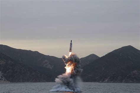 North Korea Launches Missile From Submarine Wsj