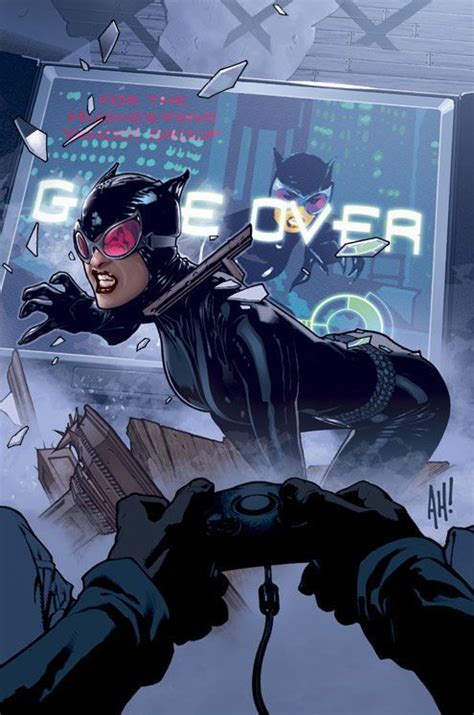 Catwoman 47 Cover •adam Hughes Batwoman Batgirl Batman And Catwoman