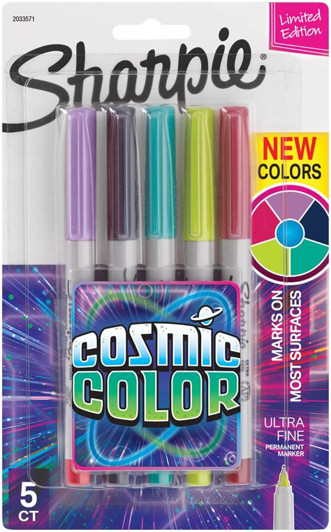 Sharpie Cosmic Colors Marker Sets Markers Ultra Fine Walmart Com