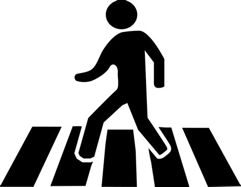 Pedestres Cruz Caminhada Rua · Gráfico Vetorial Grátis No Pixabay
