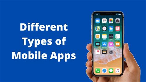 What Are The Different Types Of Mobile Apps Developer 2020 Youtube