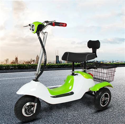 Adulti Triciclo Elettrico Citycoco Portatori Di Handicap Con Carrello A