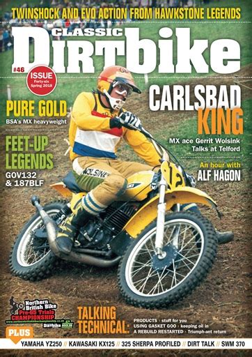 Classic Dirt Bike Magazine Issue 46 Back Issue