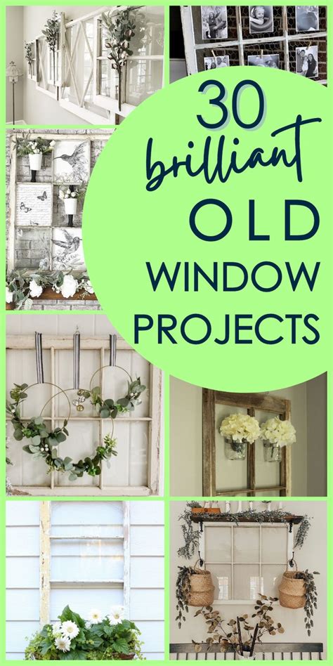 30 Brilliant Ways To Use Old Windows For Decorating Old Window Decor