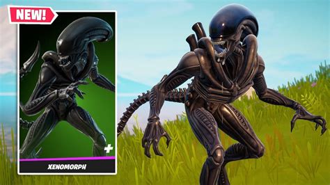 New Xenomorph Alien Skin Gameplay In Fortnite Youtube