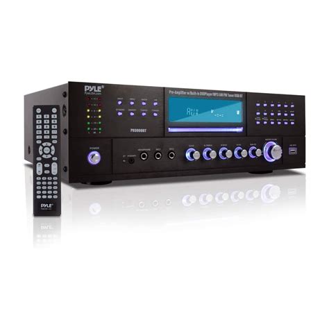 Pyle Pd3000bt Bluetooth 4 Channel Home Theater Preamplifier Stereo