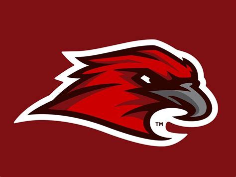 Red Hawk Mascot Logo Logodix