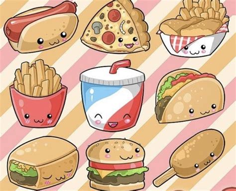 Pin By Bella Chescire On Kawaii Stuff Food Clipart Cute Food